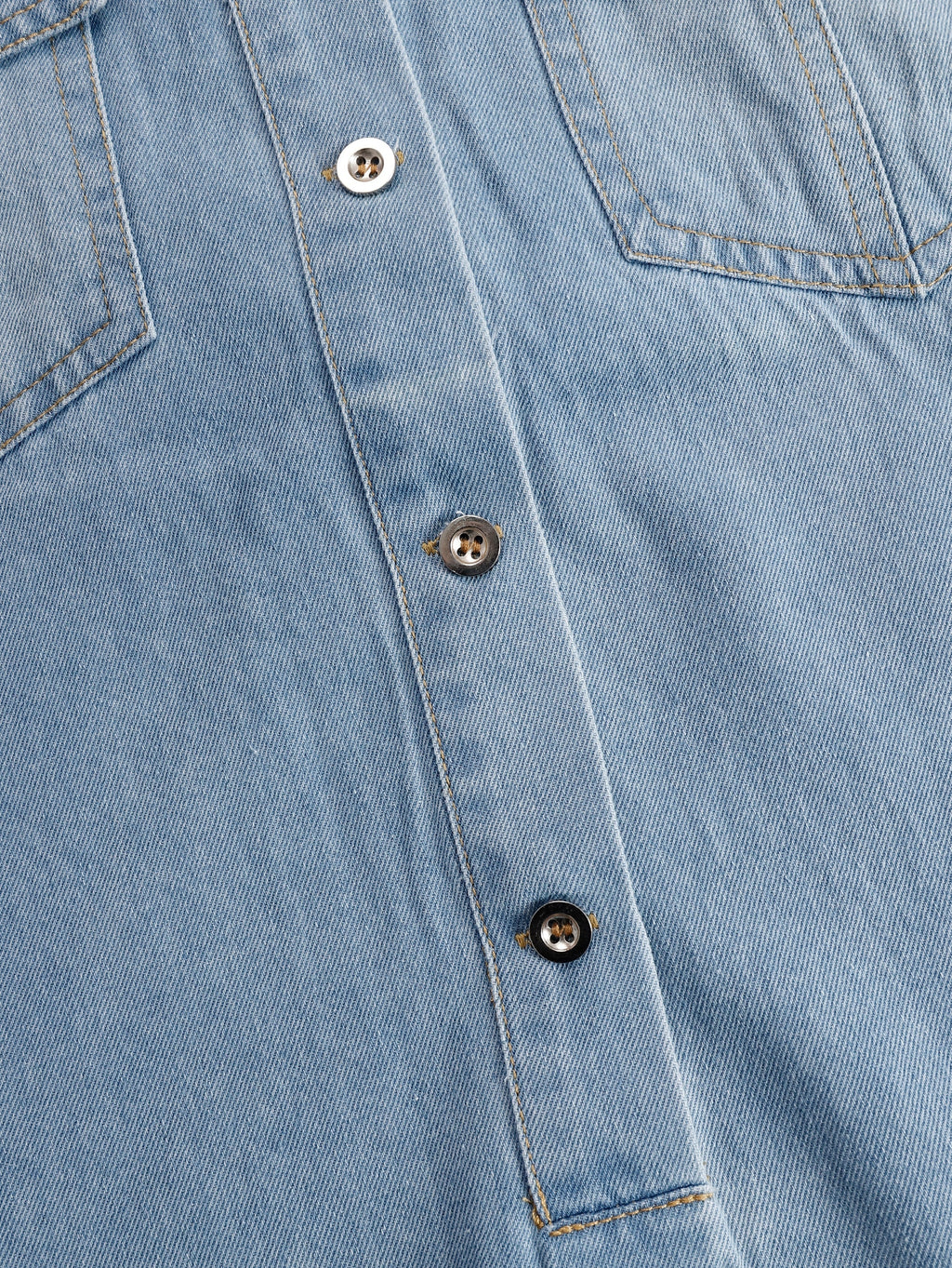 Robe Mini Chemise en Jean Vintage pour Femmes à Manches Courtes avec Franges à Franges, Décontractée, d'Été, Quotidienne, de Plage – Bleu Clair, Coupe Lâche