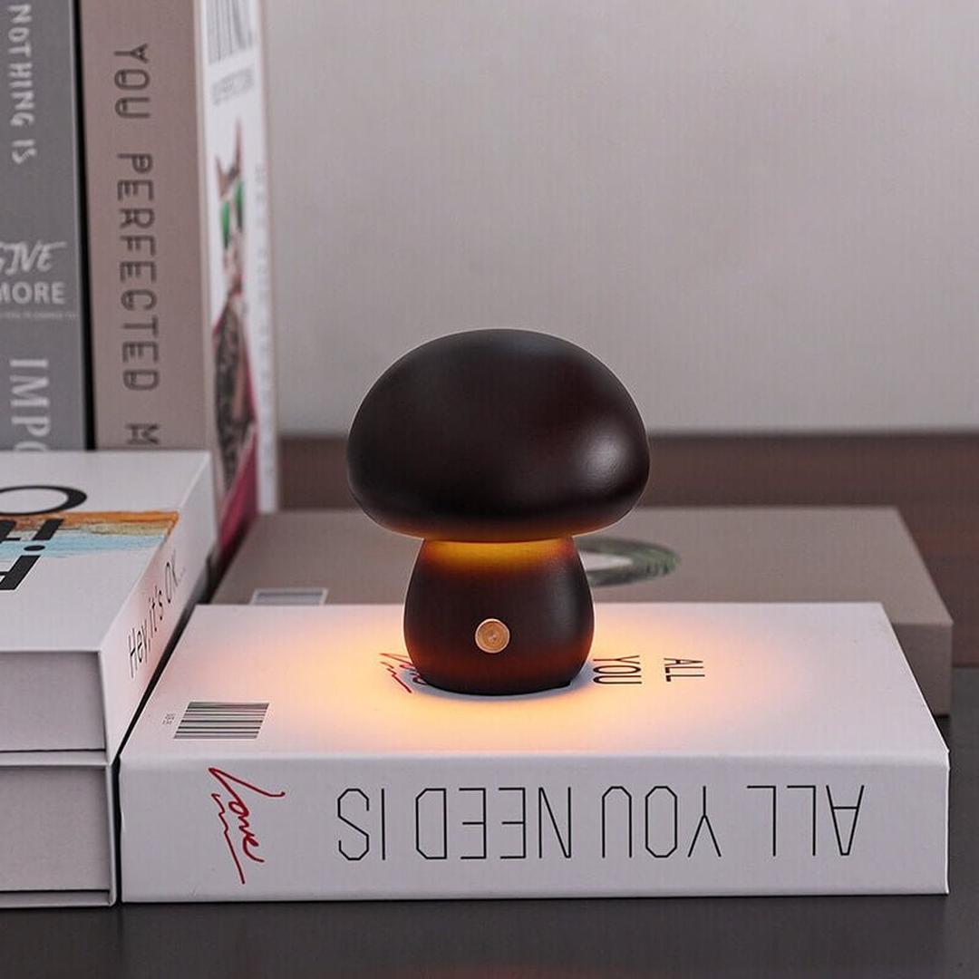 Lampe de Nuit Champignon | LED à Luminosité Ajustable
