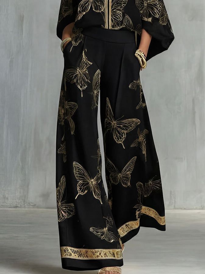 Ensemble Deux Pièces Femme Blazer Court Ajusté Jupe Plissée Évasée Taille Haute Fente Travail Soirée Mariage Cocktail – Blazérine