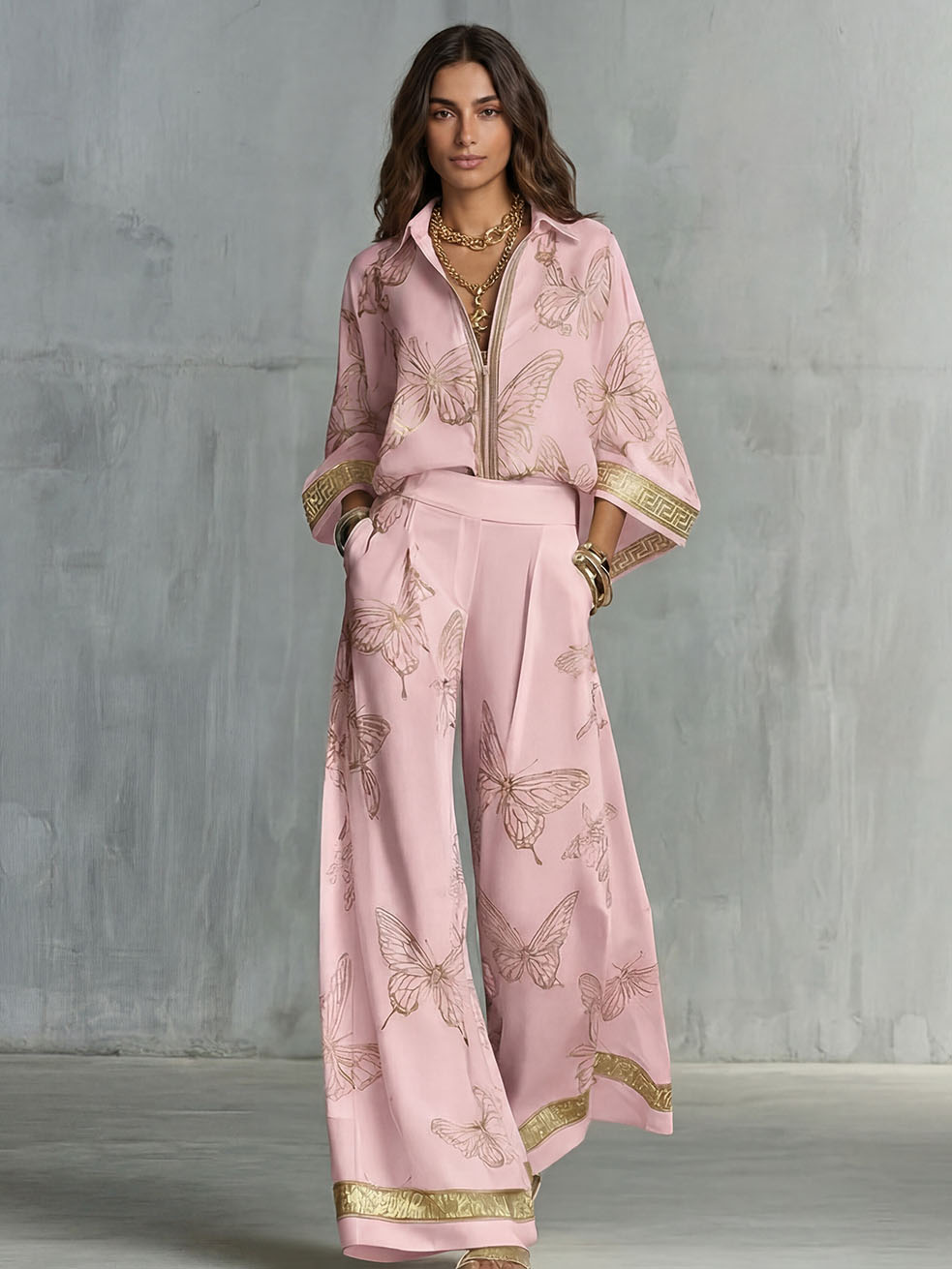 Ensemble Deux Pièces Femme Blazer Court Ajusté Jupe Plissée Évasée Taille Haute Fente Travail Soirée Mariage Cocktail – Blazérine