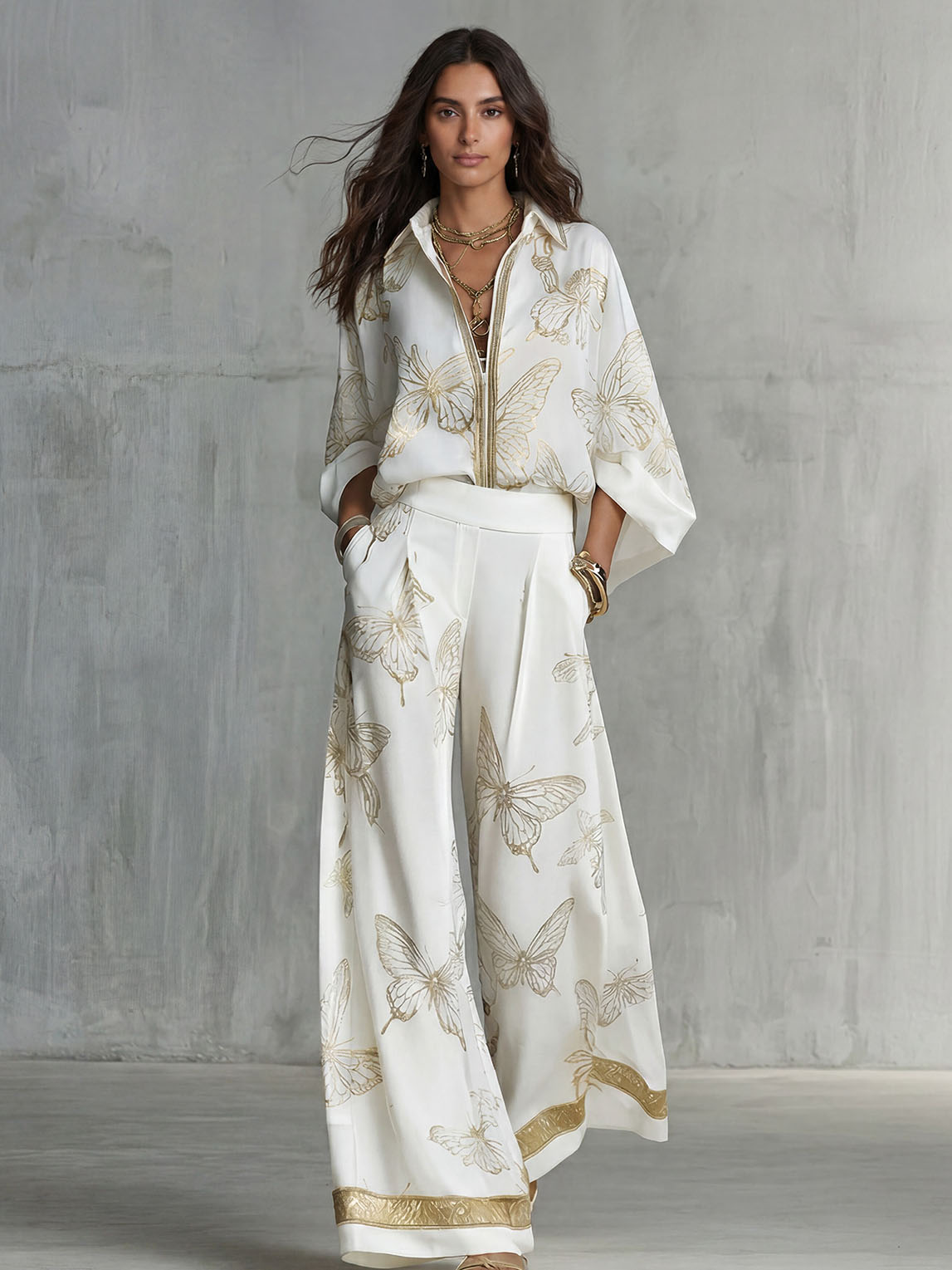 Ensemble Deux Pièces Femme Blazer Court Ajusté Jupe Plissée Évasée Taille Haute Fente Travail Soirée Mariage Cocktail – Blazérine