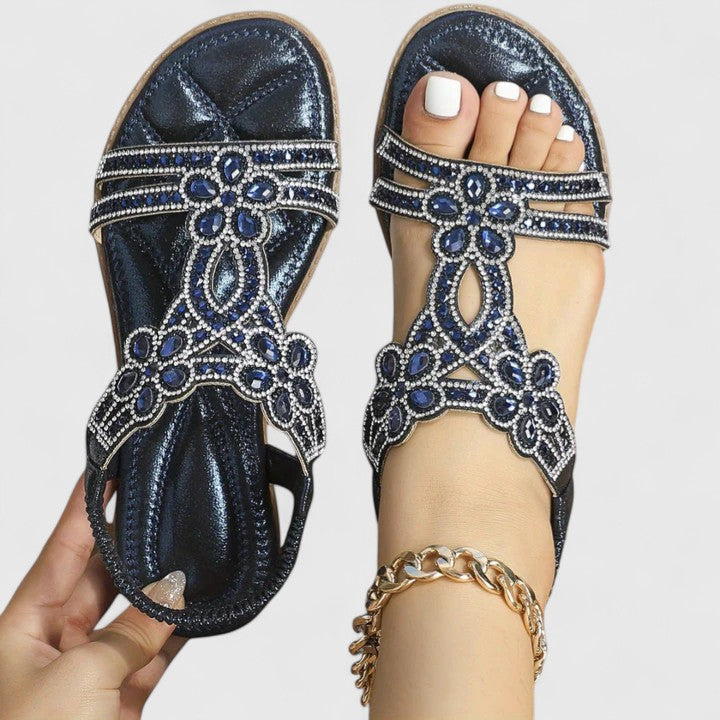 Sandales Plates Orthopédiques pour Femmes Semelle de Stabilité Soulagement de la Pression Anti-Fatigue Élégantes – Khalessi