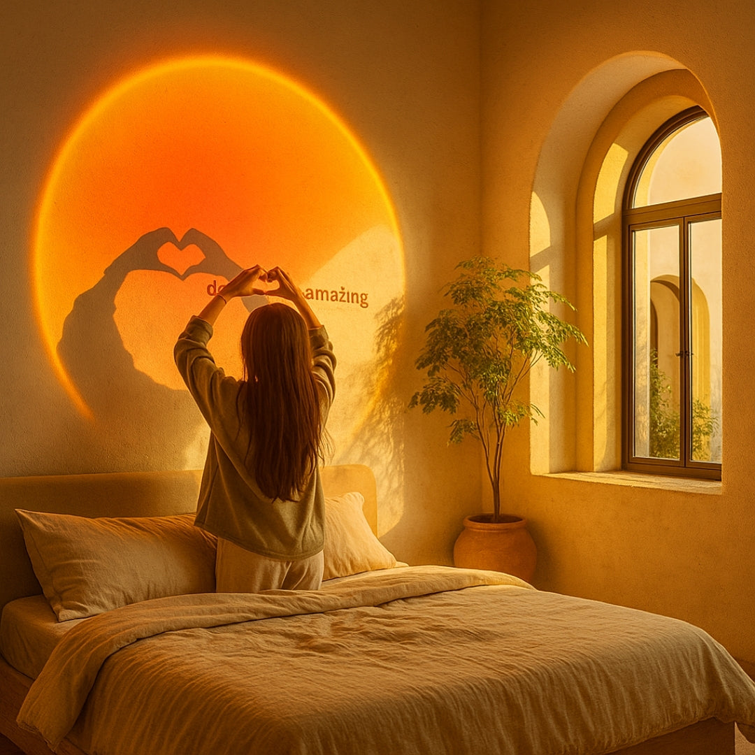 Lampe de Table Couleur Sunset | Élément Décoratif