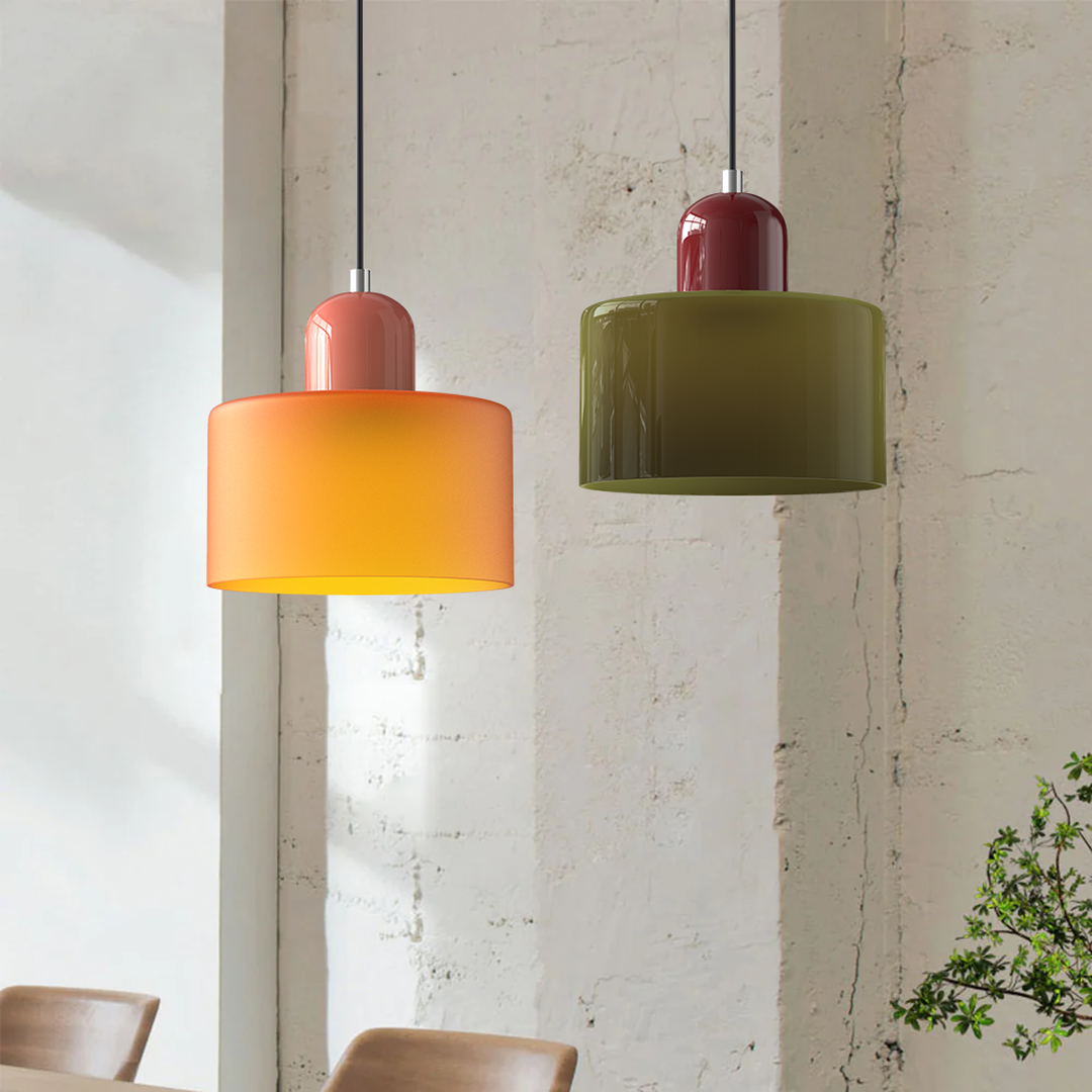 Lampe Suspendue Bauhaus en Verre | Esthétique d'Intérieur