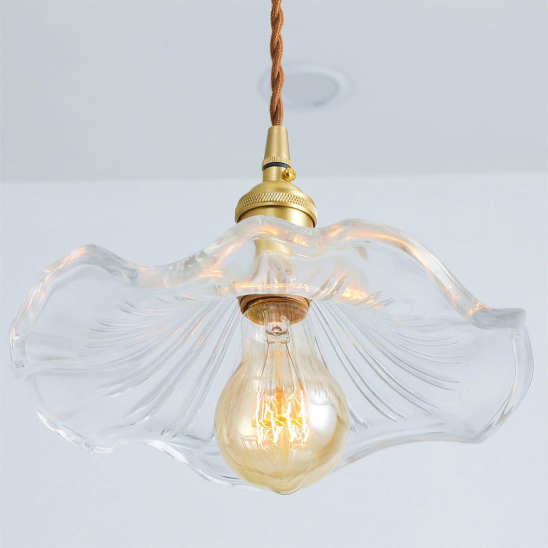 Lampe Suspendue Élégante | Design Fleur d'Hibiscus