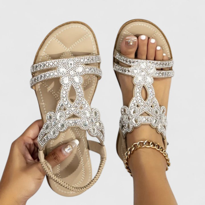 Sandales Plates Orthopédiques pour Femmes Semelle de Stabilité Soulagement de la Pression Anti-Fatigue Élégantes – Khalessi