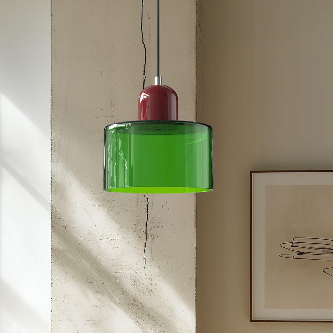 Lampe Suspendue Bauhaus en Verre | Esthétique d'Intérieur