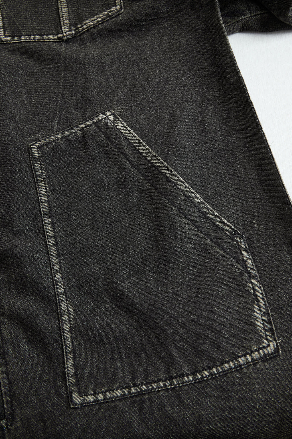 Damen Retro-Jeans-Latzhose mit Kapuze, Reißverschluss und Vintage-Taschen – Blau