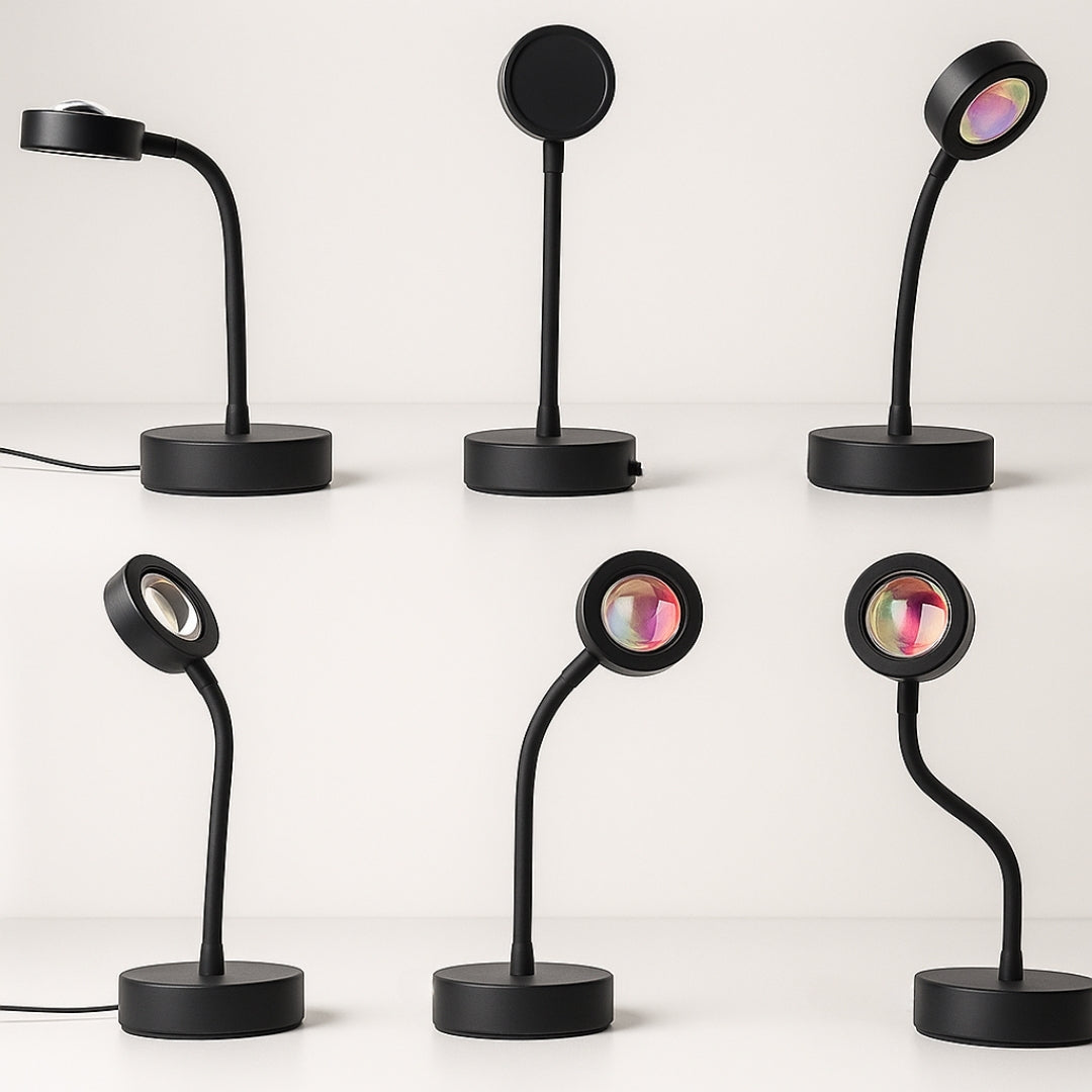 Lampe de Table Couleur Sunset | Élément Décoratif