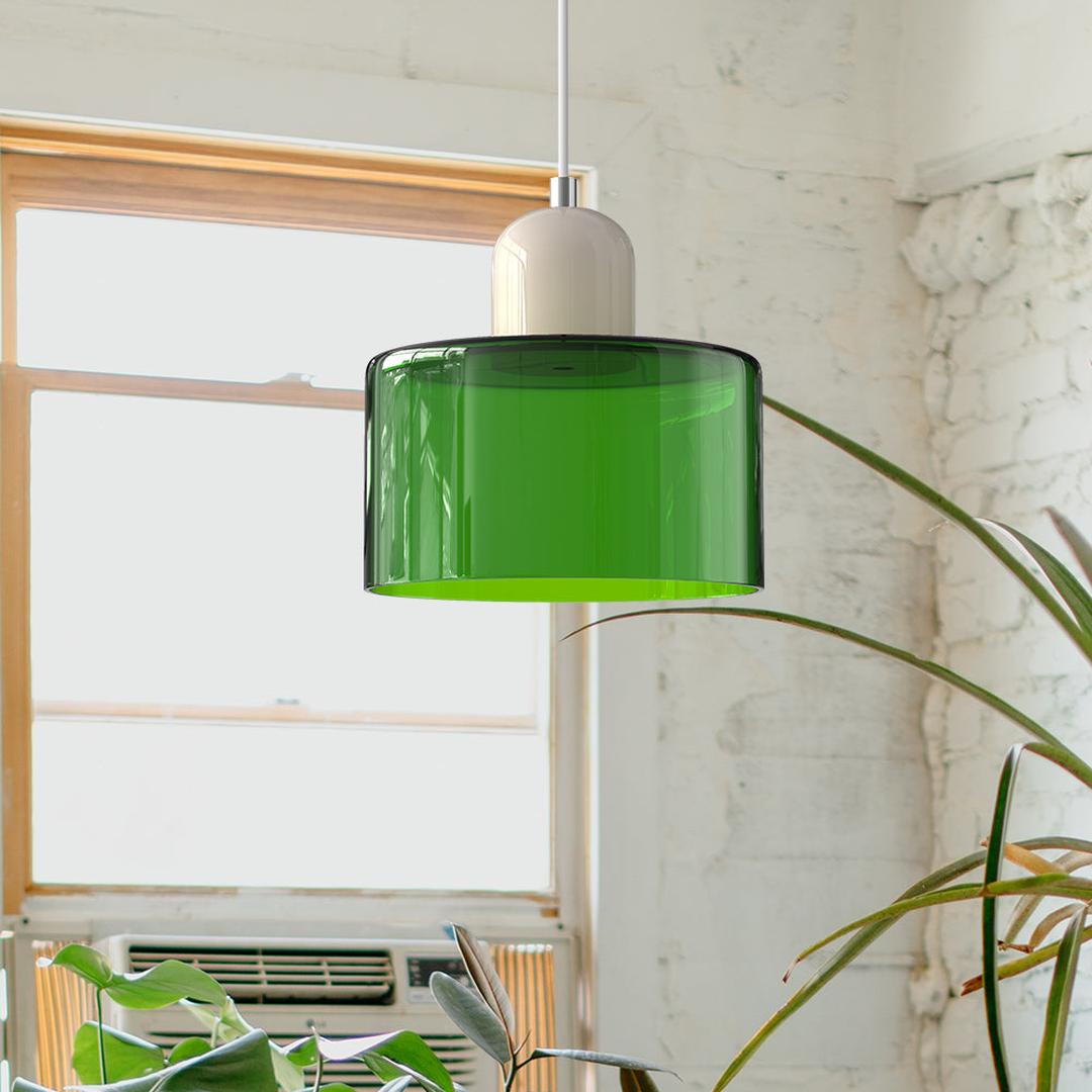 Lampe Suspendue Bauhaus en Verre | Esthétique d'Intérieur