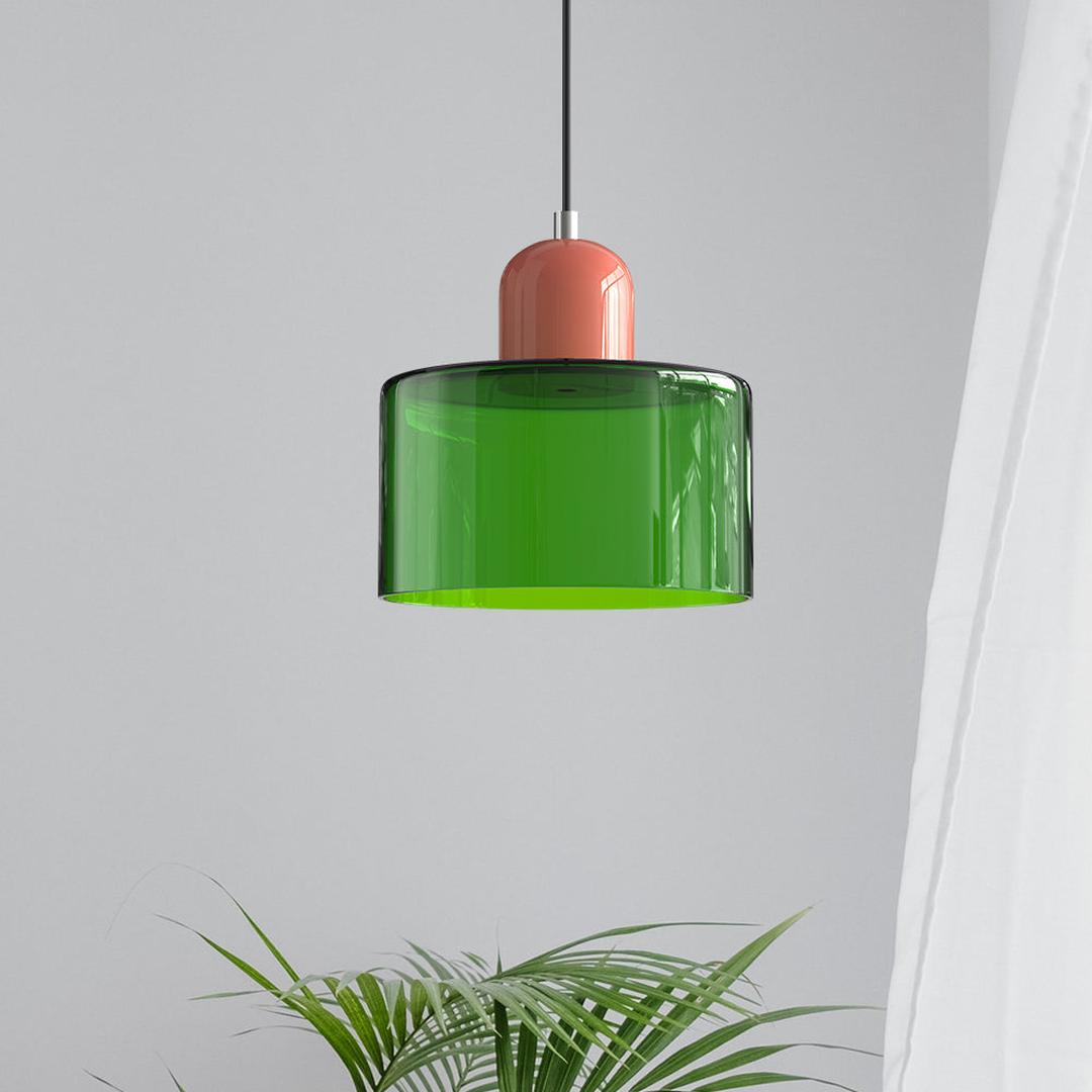Lampe Suspendue Bauhaus en Verre | Esthétique d'Intérieur