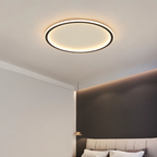 Modern Scandinavian Round LED Ceiling Light for Living Room and Bedroom