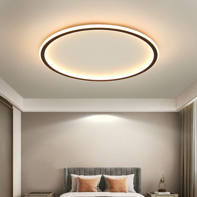 Plafonnier Ronde Scandinave LED Moderne pour Salon et Chambre