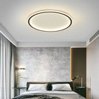 Modern Scandinavian Round LED Ceiling Light for Living Room and Bedroom