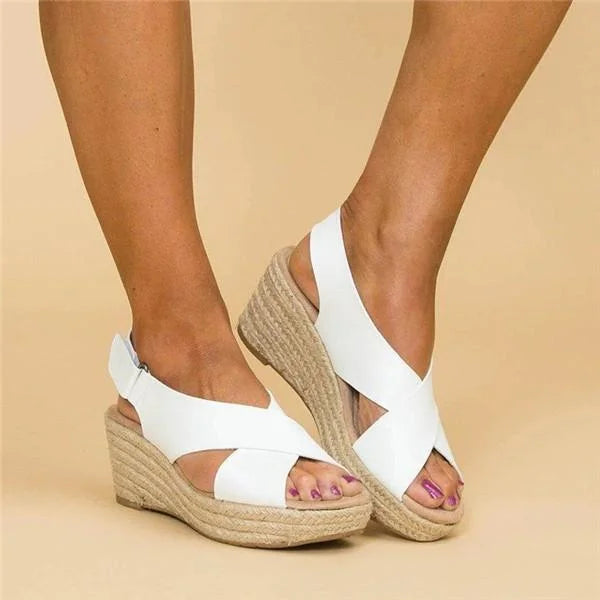 Sandales Orthopédiques Femme avec Semelle Rembourrée et Semelle Contour Wedge Respirantes – Neve