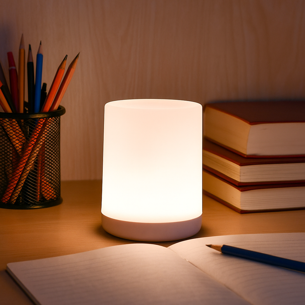 Lampe de Table Sans Fil Rechargeable | Design Compact et Portable
