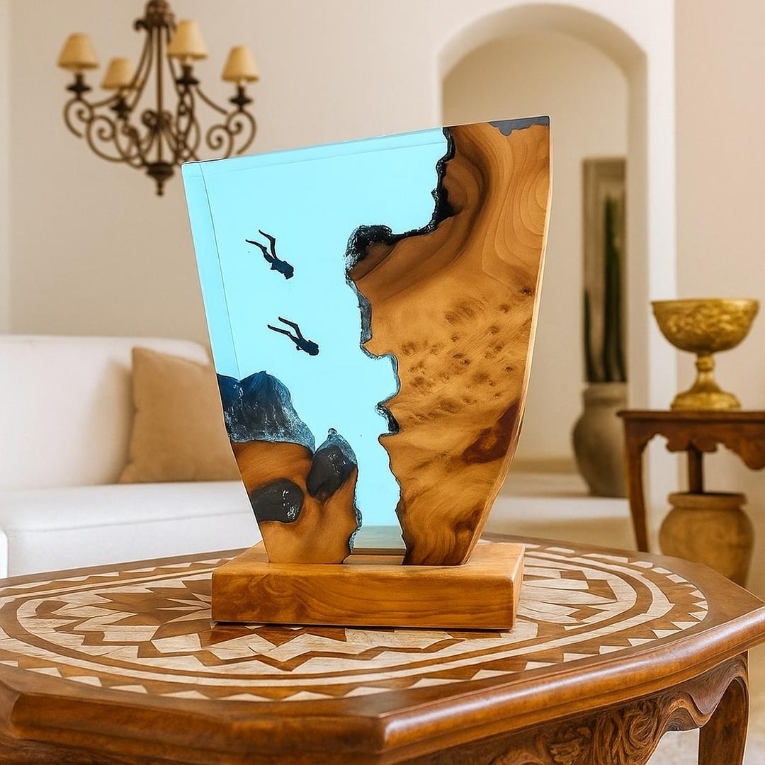 Lampe de Table Océanique | Éclairage Éblouissant