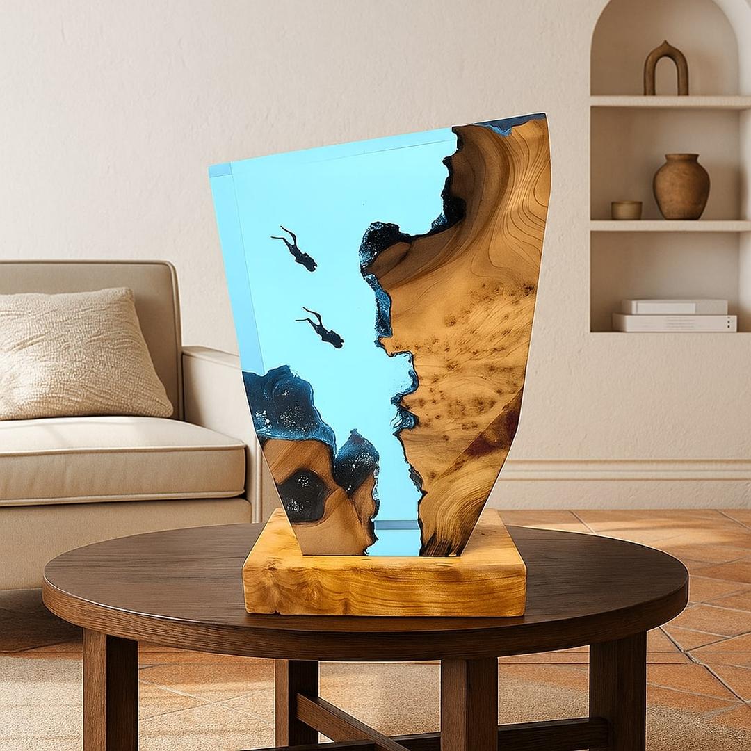 Lampe de Table Océanique | Éclairage Éblouissant