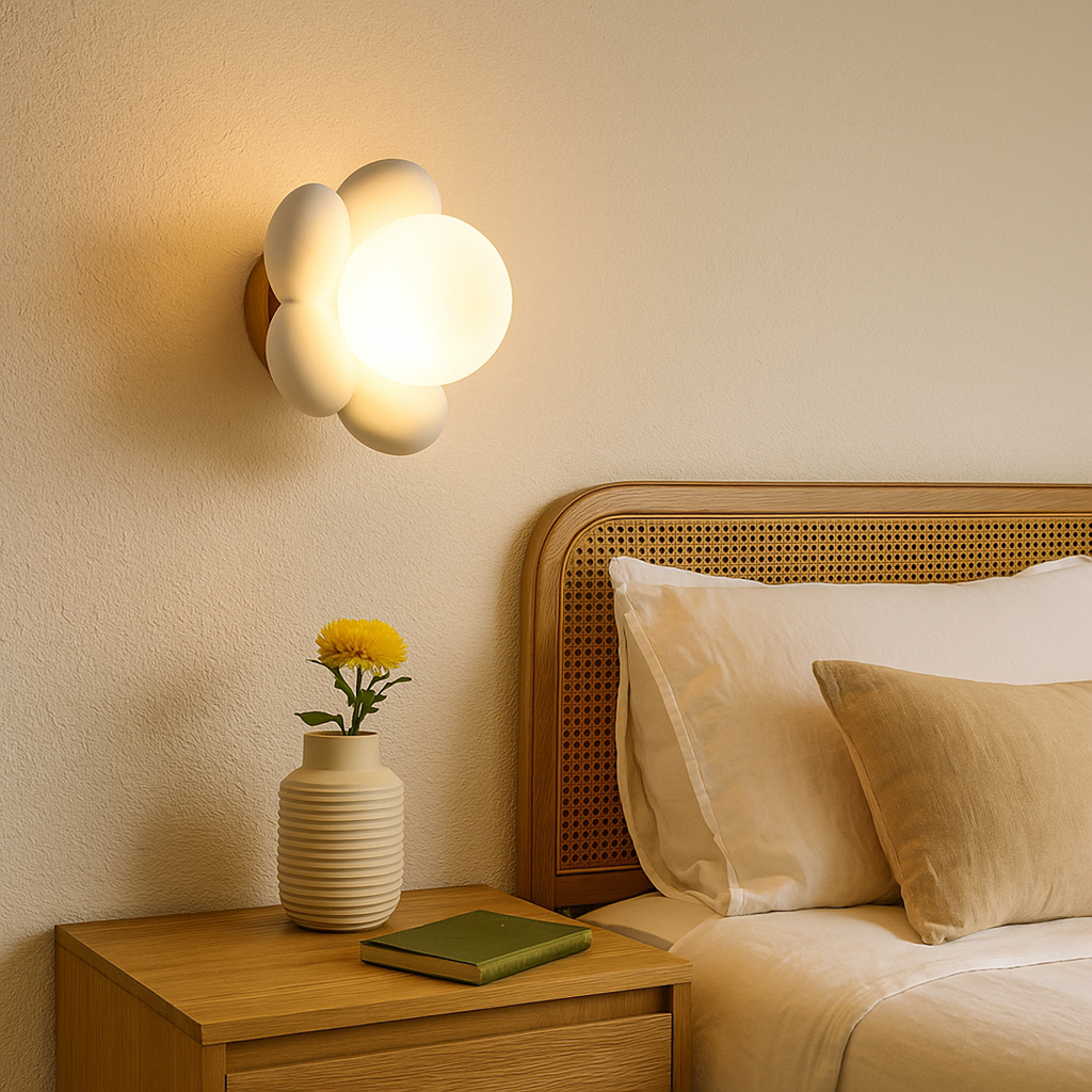 Lampe Fleurie | Éclairage Décoratif pour Intérieur