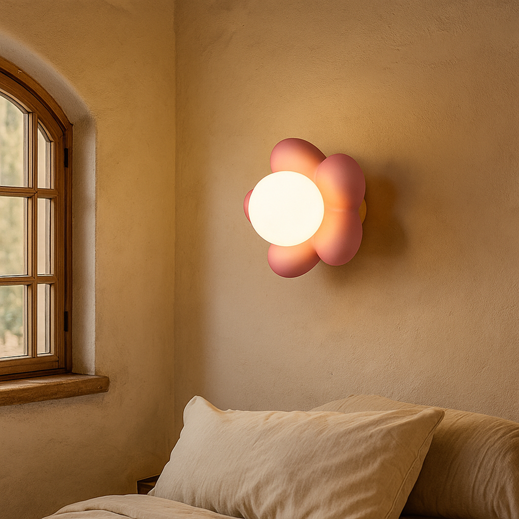 Lampe Fleurie | Éclairage Décoratif pour Intérieur
