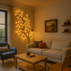 Baumförmige Lampe | Natürliche Eleganz in der Dekoration