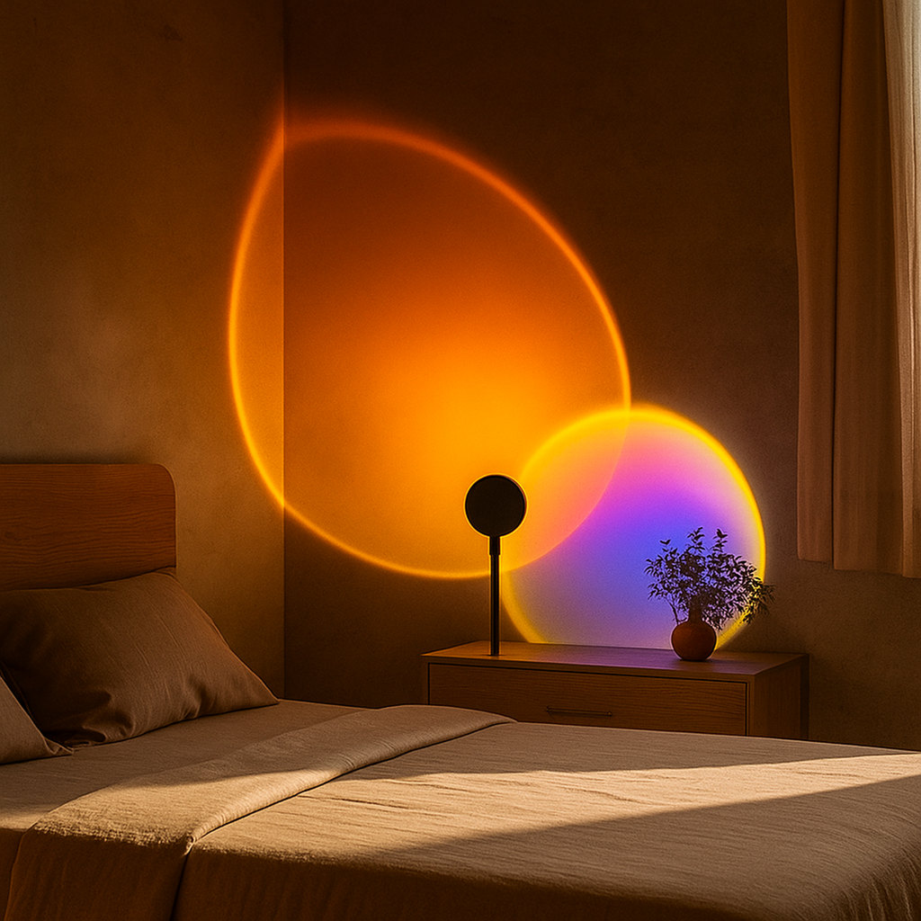 Lampe de Table Soleil Couchant | Éclairage Ambiant Style Scandinave