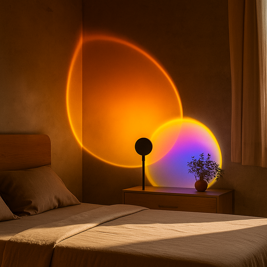 Lampe de Table Soleil Couchant | Éclairage Ambiant Style Scandinave