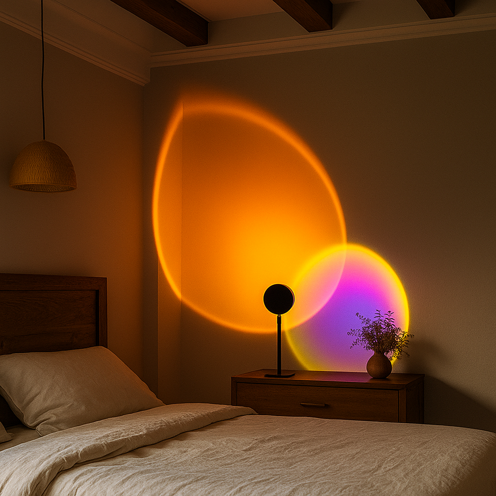 Lampe de Table Soleil Couchant | Éclairage Ambiant Style Scandinave