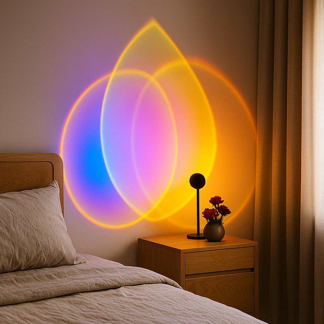 Lampe de Table Soleil Couchant | Éclairage Ambiant Style Scandinave