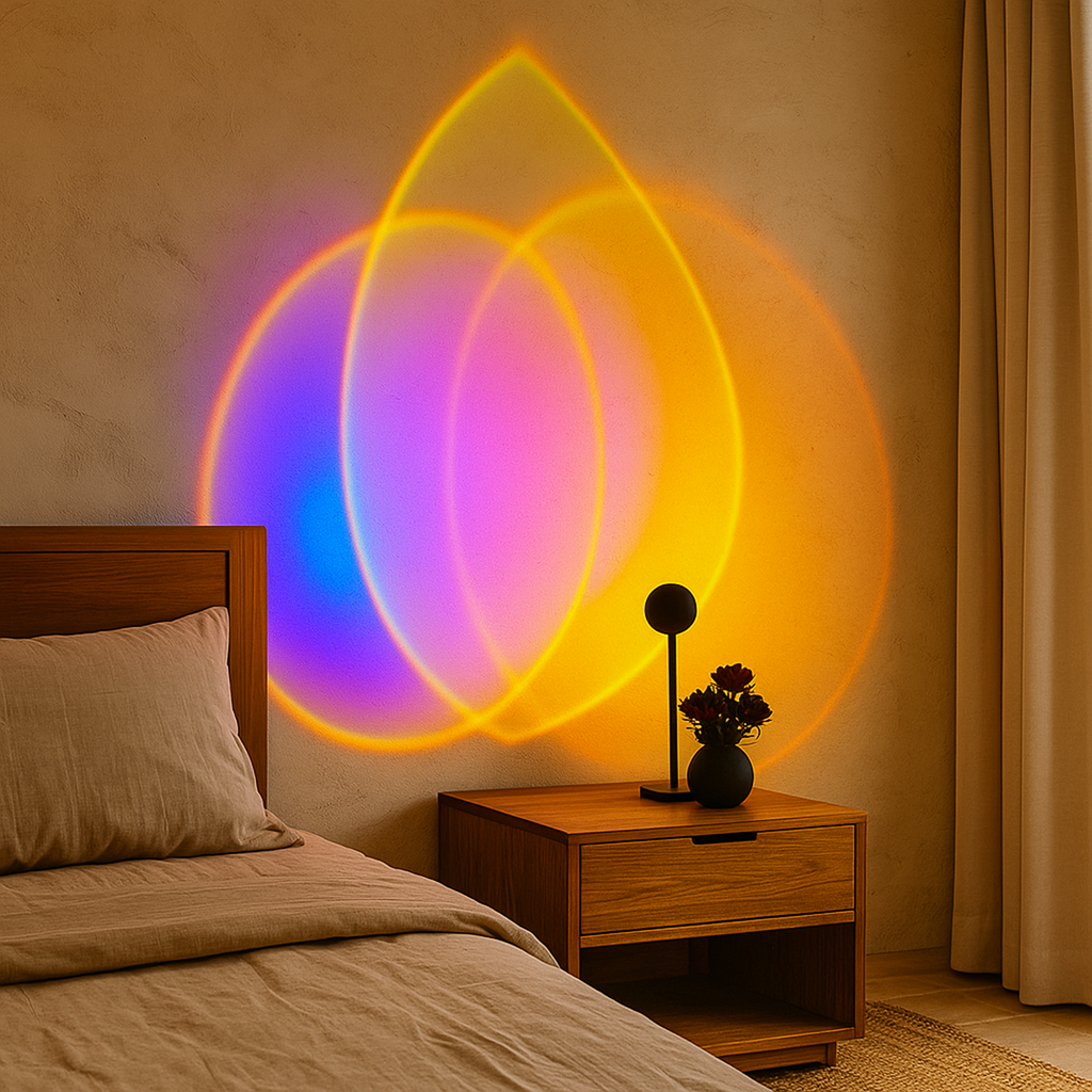 Lampe de Table Soleil Couchant | Éclairage Ambiant Style Scandinave