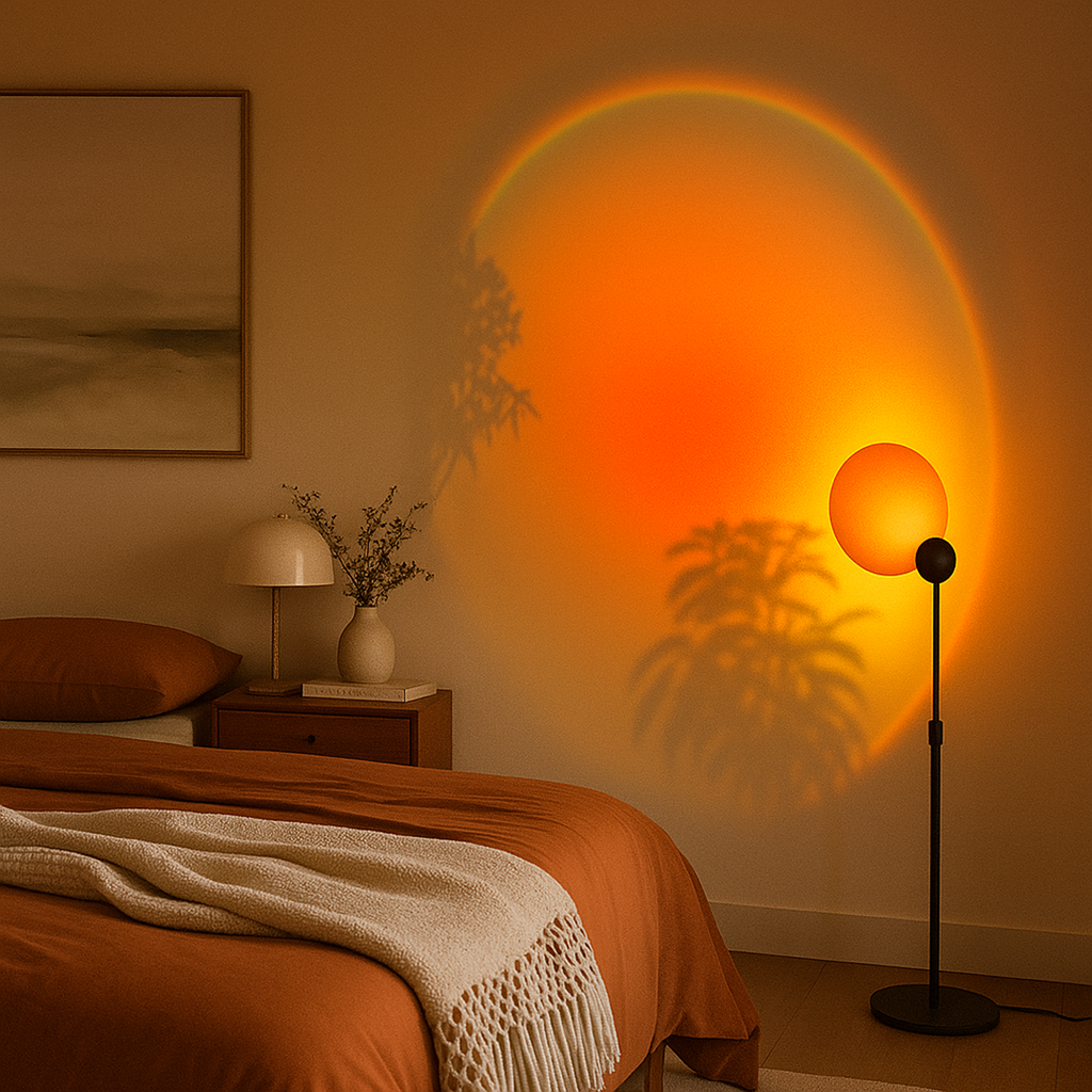 Lampe de Table Soleil Couchant | Éclairage Ambiant Style Scandinave