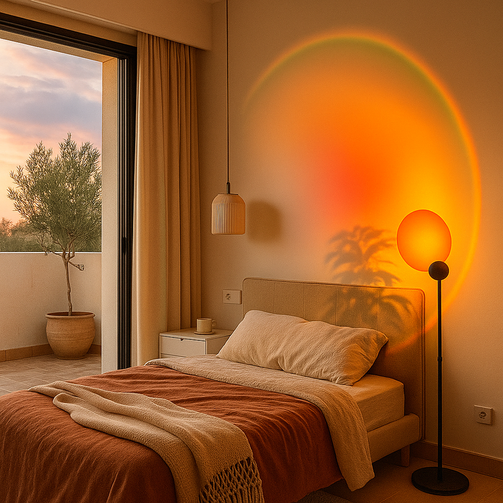 Lampe de Table Soleil Couchant | Éclairage Ambiant Style Scandinave