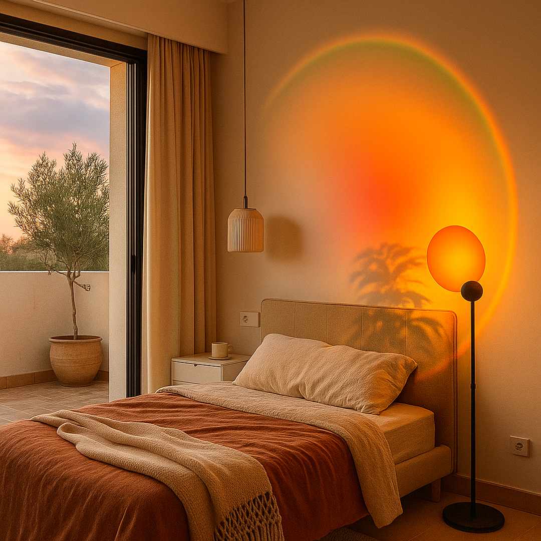 Lampe de Table Soleil Couchant | Éclairage Ambiant Style Scandinave