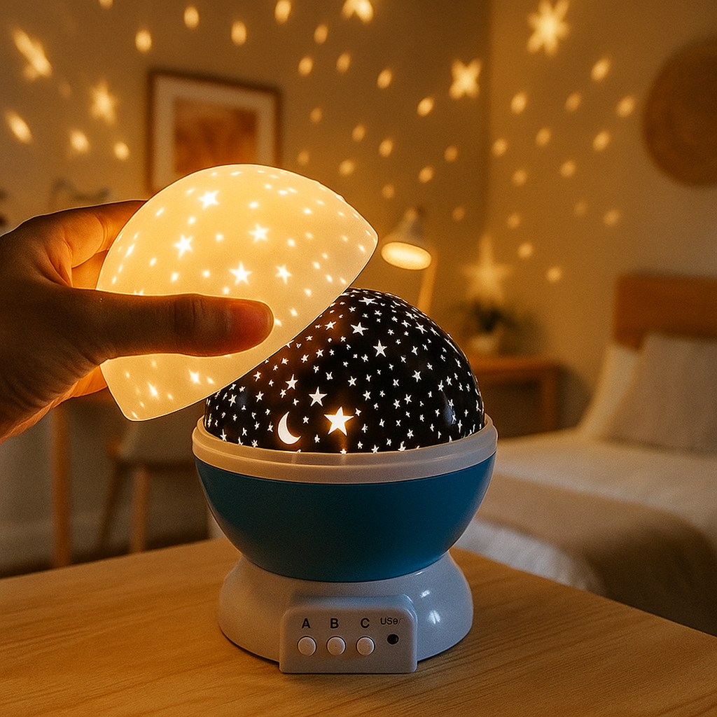 Projecteur d'Étoiles LED | Veilleuse Nocturne pour Chambre