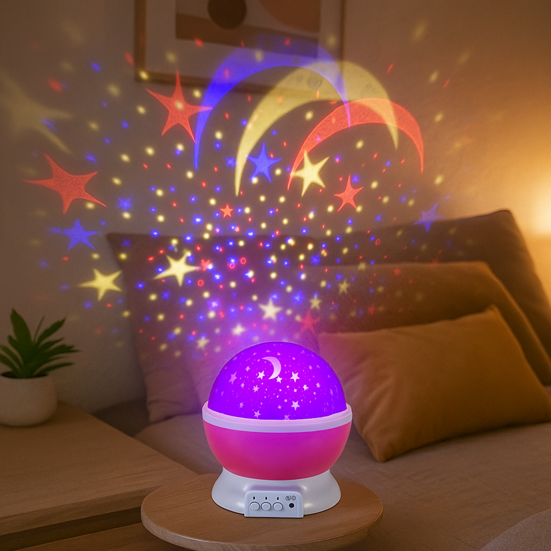 Projecteur d'Étoiles LED | Veilleuse Nocturne pour Chambre