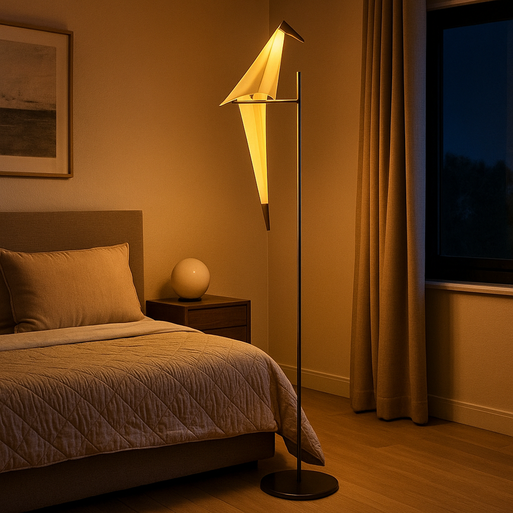 Lampe Décorative en Forme d'Oiseau Magnétique | Design Origami