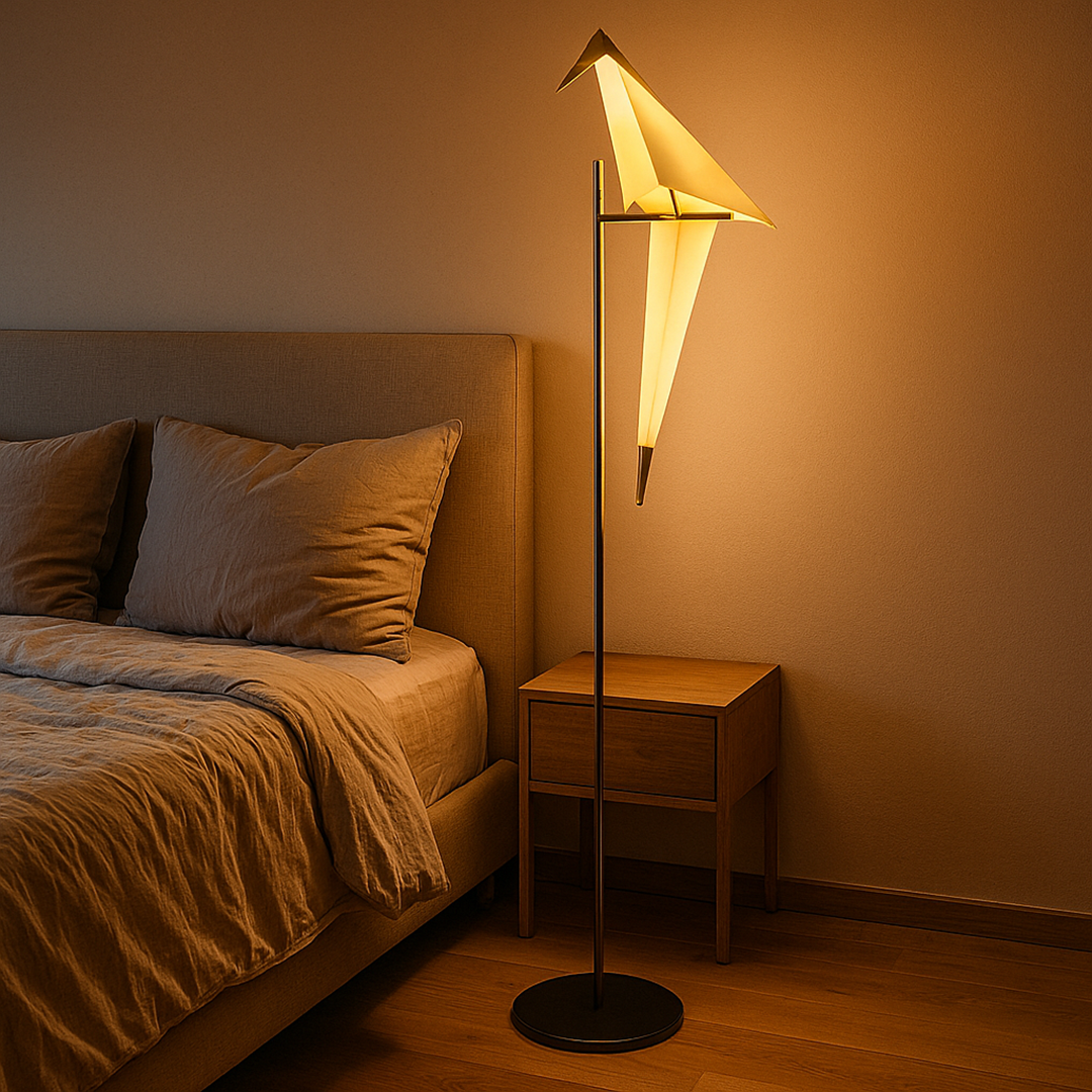 Lampe Décorative en Forme d'Oiseau Magnétique | Design Origami