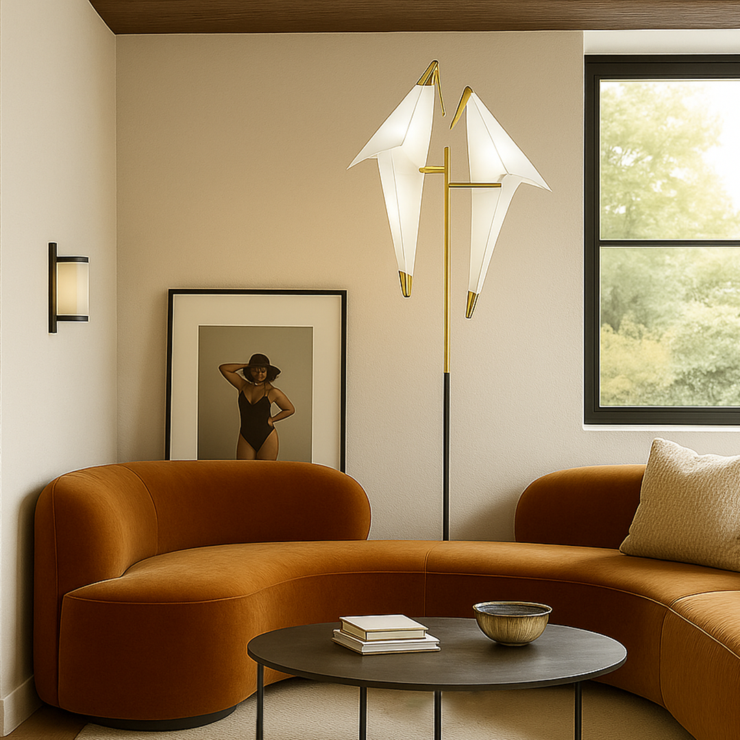 Lampe Décorative en Forme d'Oiseau Magnétique | Design Origami