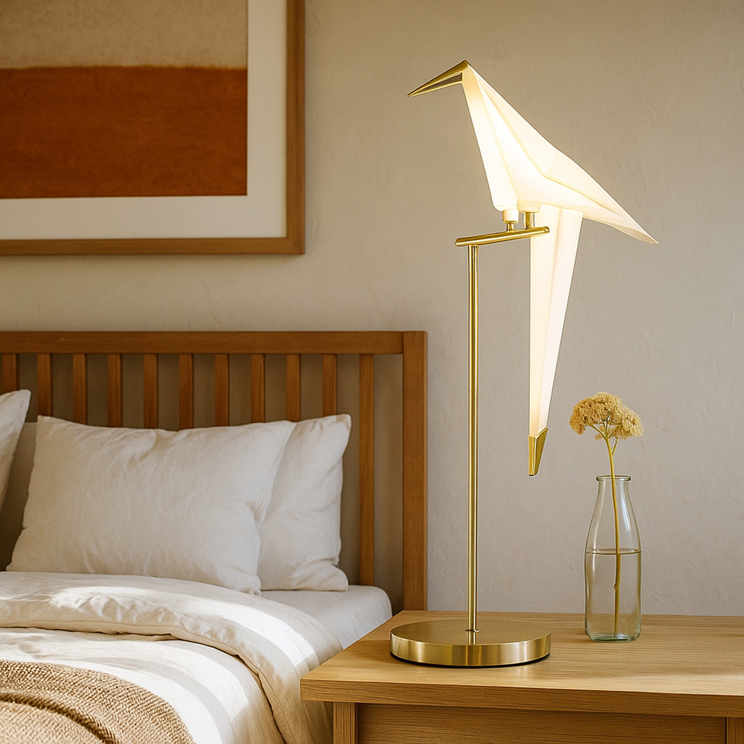 Lampe Décorative en Forme d'Oiseau Magnétique | Design Origami