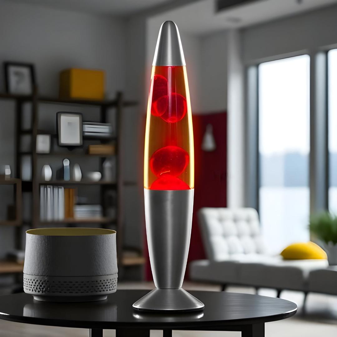 Lampe à Lave Multicolore au Design Compact