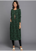 Robe Midi à Manches Longues pour Femmes avec Poches Imprimé d'Été Décontracté Confortable Ajustement Relaxé