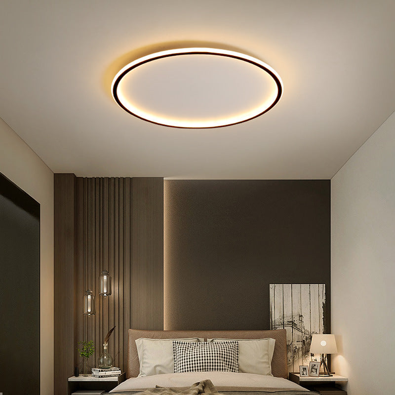 Modern Scandinavian Round LED Ceiling Light for Living Room and Bedroom
