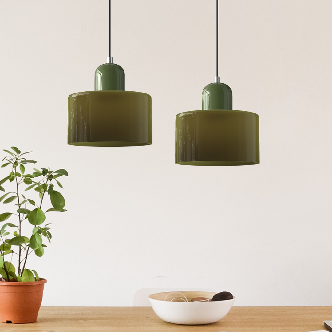 Lampe Suspendue Bauhaus en Verre | Esthétique d'Intérieur