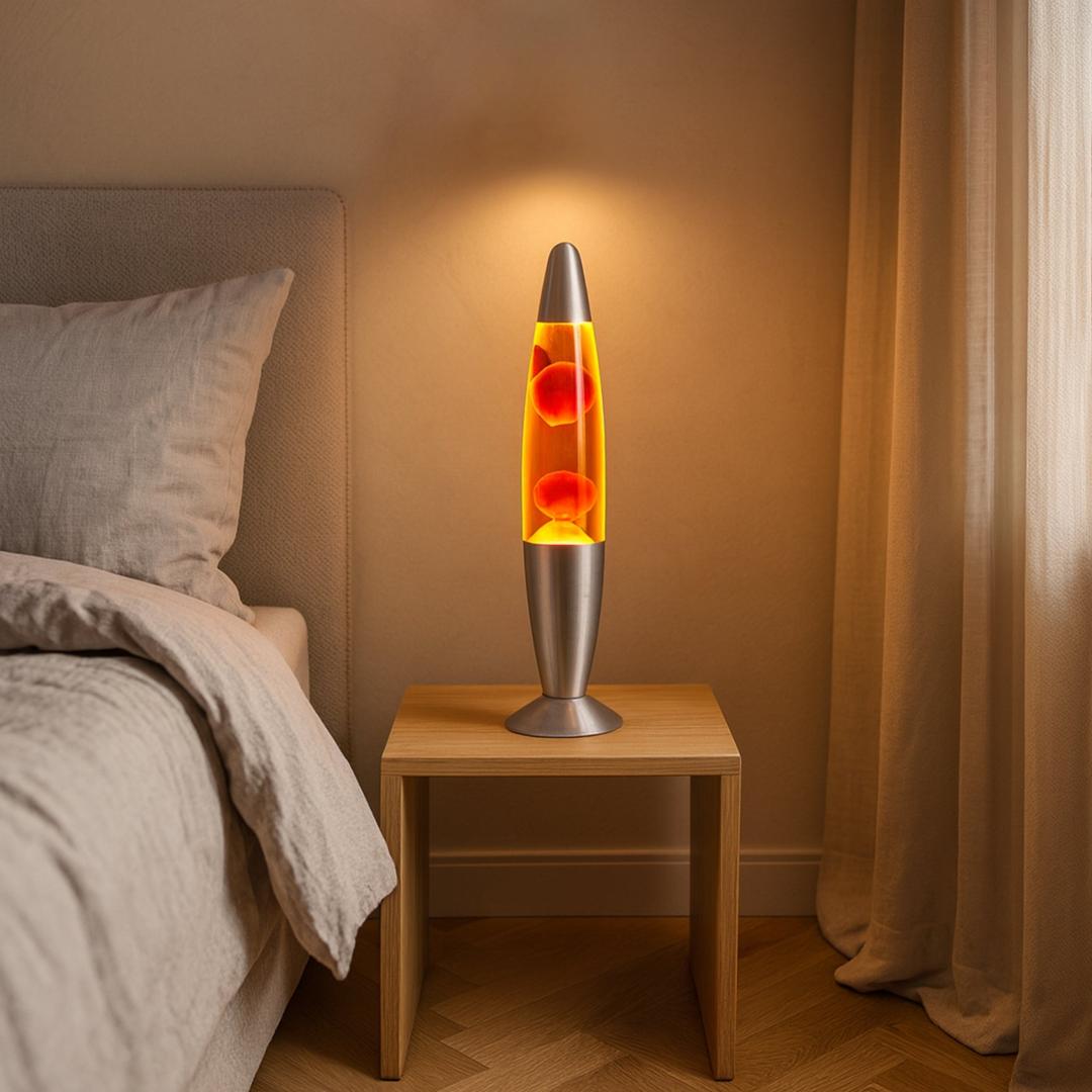 Lampe à Lave Multicolore au Design Compact