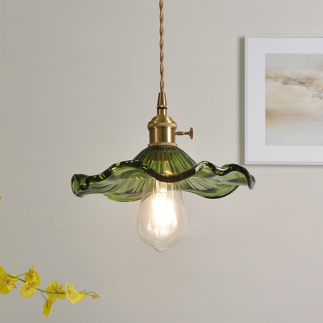 Lampe Suspendue Élégante | Design Fleur d'Hibiscus