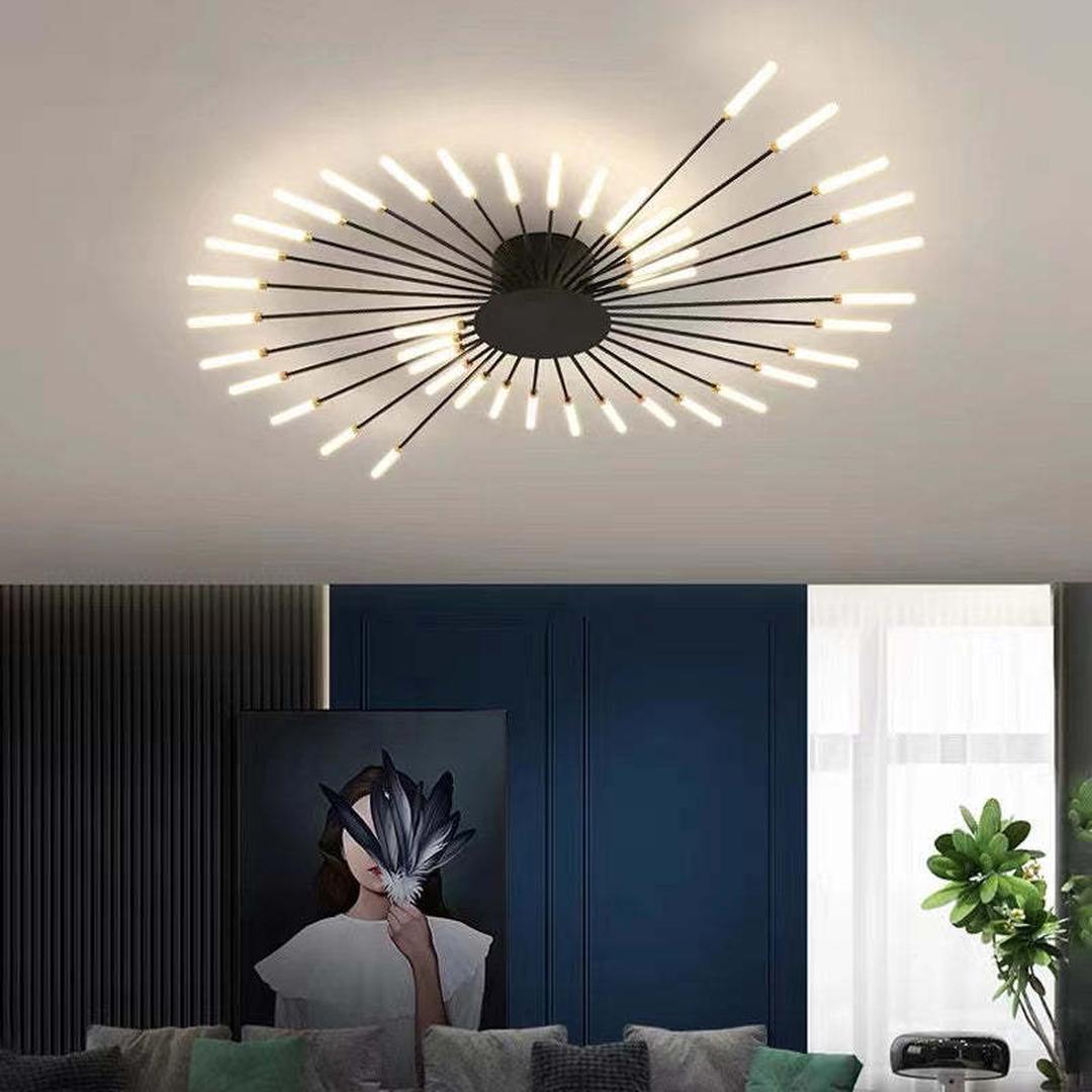Plafonnier LED Effet Feux d'Artifice | Style Contemporain