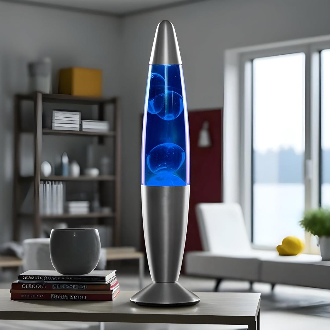 Lampe à Lave Multicolore au Design Compact