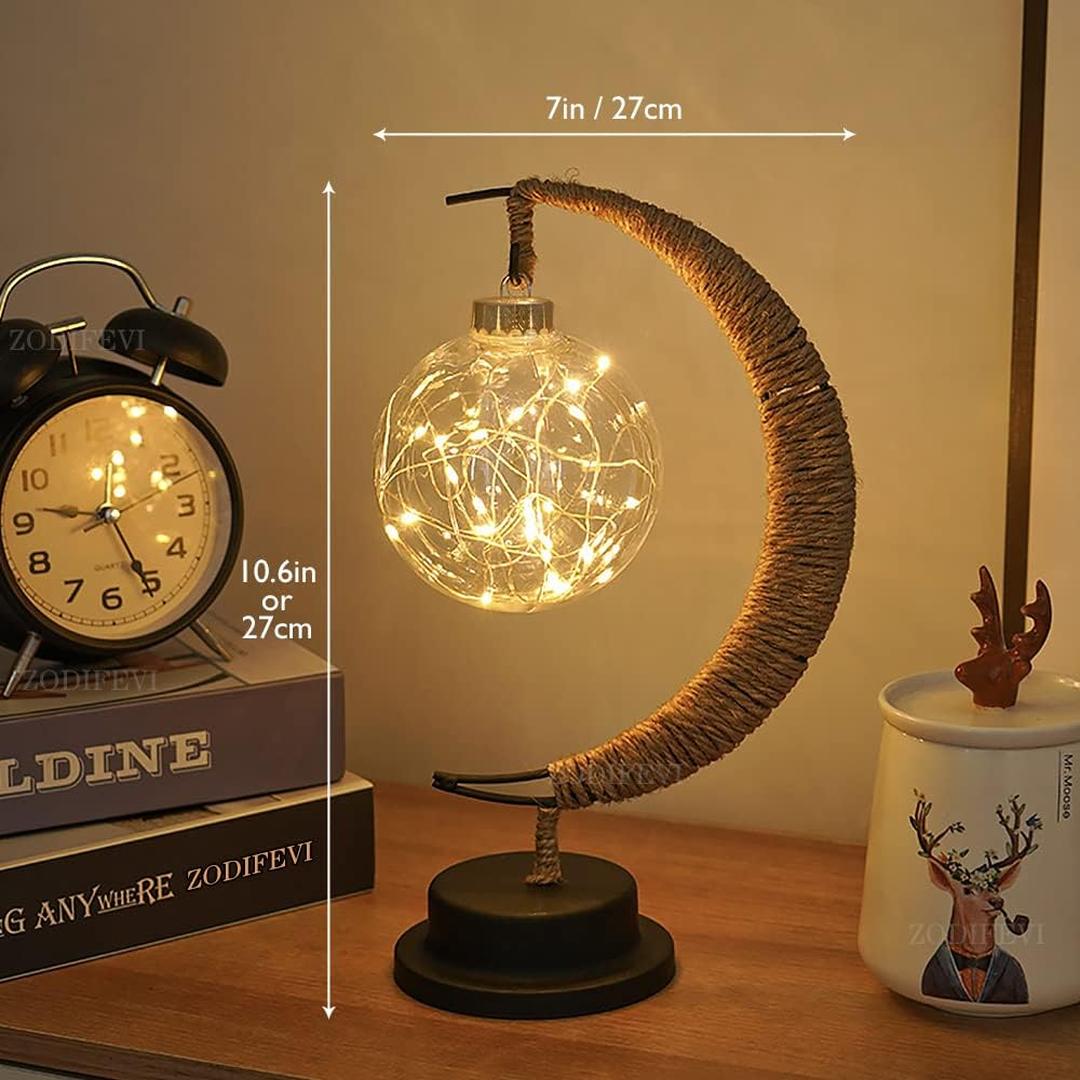 Lampe Lunaire Rétro | Décorations Élégantes