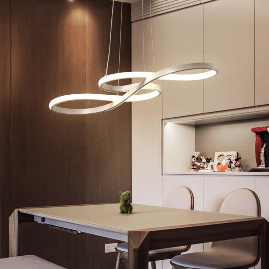 Suspended LED Lamp with Musical Notes | Contemporary Design