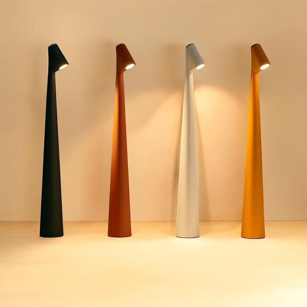 Lampe de Table LED Scandinave Sans Fil en Métal au Design Moderne